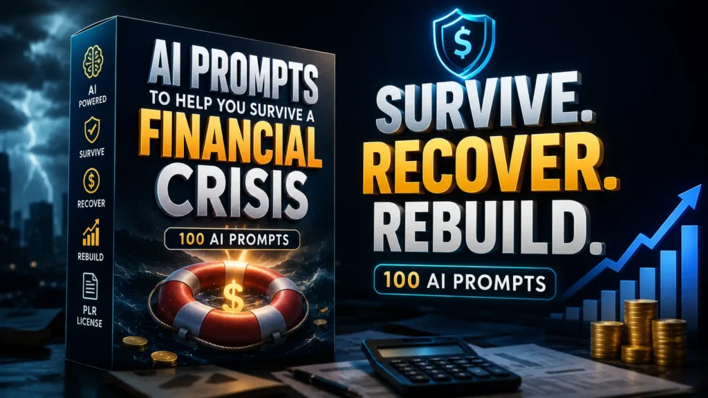 AI Prompts to Help You Survive a Financial Crisis PLR
