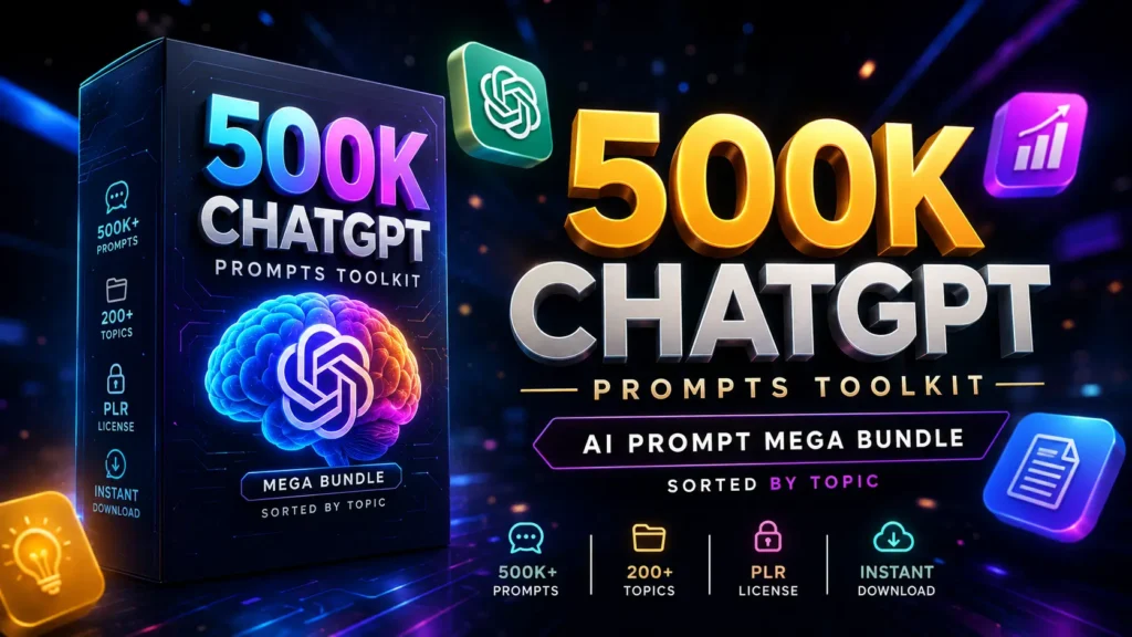 500K ChatGPT Prompts Toolkit