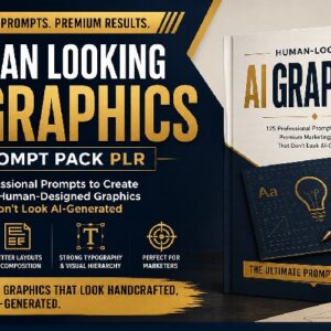Human Looking AI Graphics Prompt Pack PLR