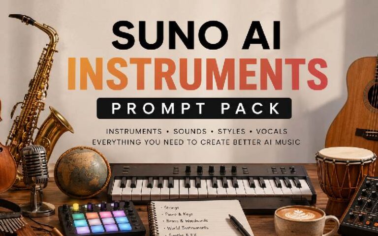 Suno AI Prompt Guide (Instruments)